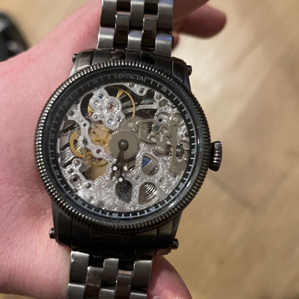 Men’s Invicta Skeleton Watch